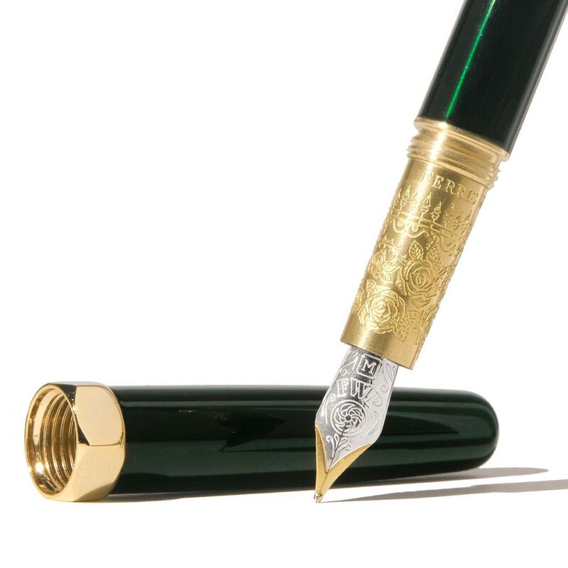 Ferris Wheel Press The Bijou Fountain Pen Medium - Emerald Gardens image number 1